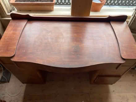 Photo of free Vintage wooden tall desk (Elephant and Castle SE17) #3