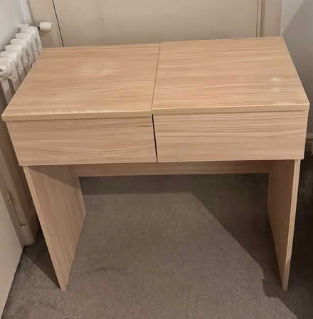 Photo of free Dressing Table 1 Drawer with Mirror - Pine Effect (Brook Green W6) #1