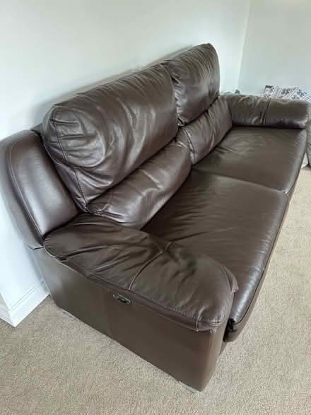 Photo of free Genuine Leather 2 Seater Sofa (Bocking) #4