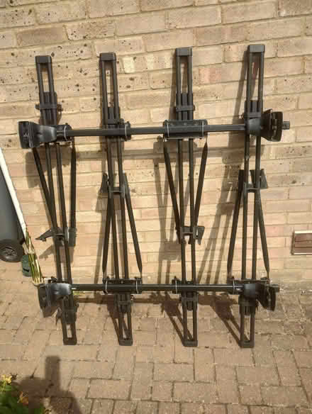 Photo of free THULE car roof rack with cycle carriers (Seckford Hall Golf Club IP12) #1