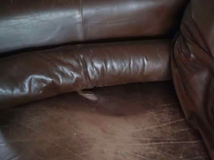 Photo of free Brown 4 Seater Soft Leather Sofa (Springvale SO23) #3