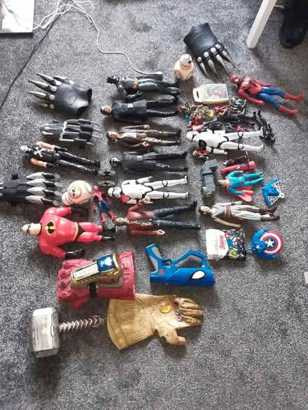 Photo of free Marvel & super hero figures (Yaxley PE7) #1