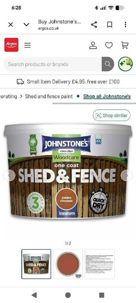 Photo of shed paint (Heaton NE6) #1