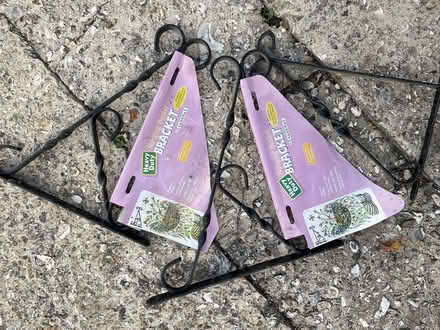 Photo of free Brackets for hanging baskets (Birdham) #2