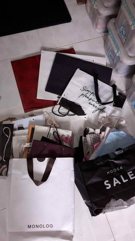 Photo of free Huge Lot Designer Carrier Bags (50) (Queenstown, near MRT) #3
