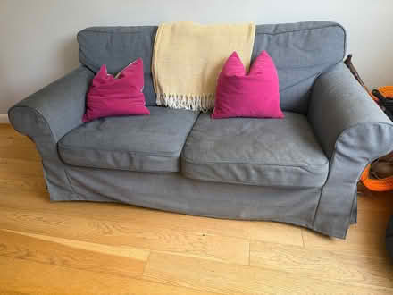 Photo of free Grey two seater sofa (Chipstead TN13) #1