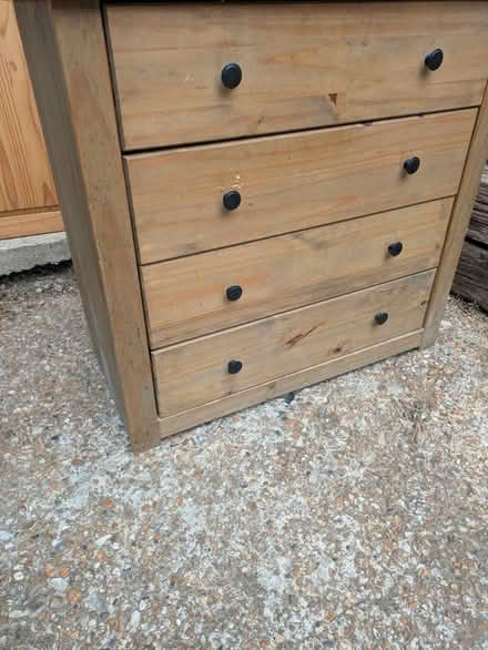 Photo of free Wardrobe and 2x chest of drawers (Sidley TN39) #1