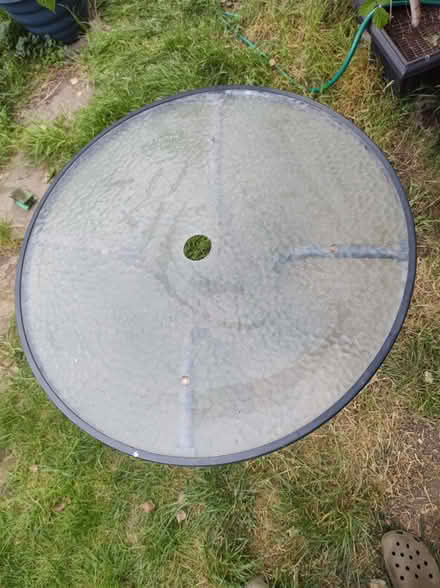 Photo of free Glass topped garden table (ME13) #2