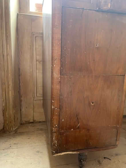 Photo of free Vintage wooden tall desk (Elephant and Castle SE17) #4