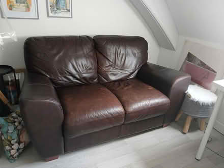 Photo of free Leather Sofa (Station Road, Langbank PA146YA) #2