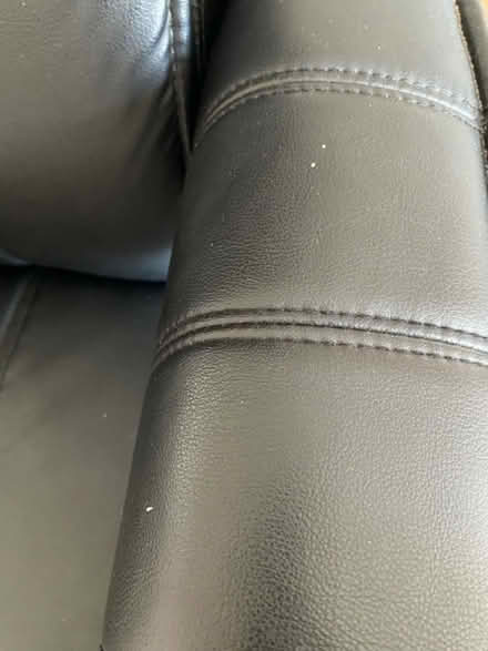 Photo of free Black leather effect swivel chair (Maidstone ME158) #4