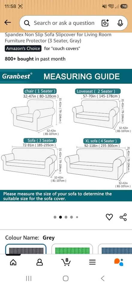Photo of free 3 seater sofa cover (Crawley Down RH10) #1