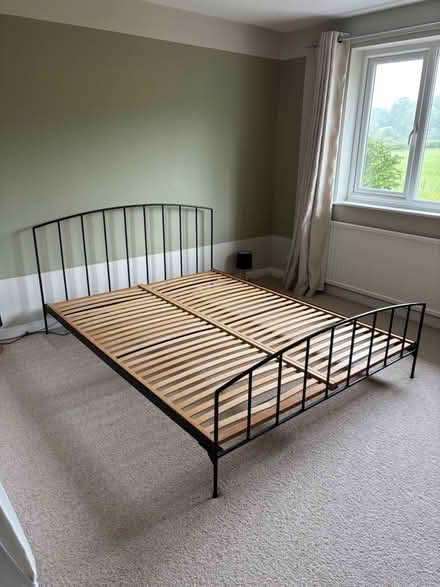 Photo of free King size iron bed frame (Kilmersdon) #1