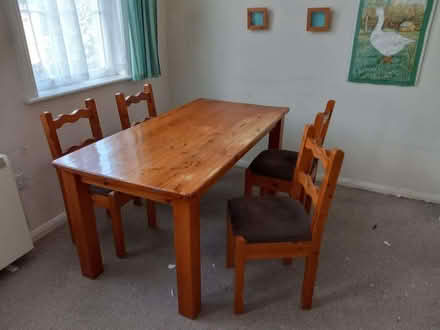 Photo of free Table and 4 chairs (Kings Heath B14) #1
