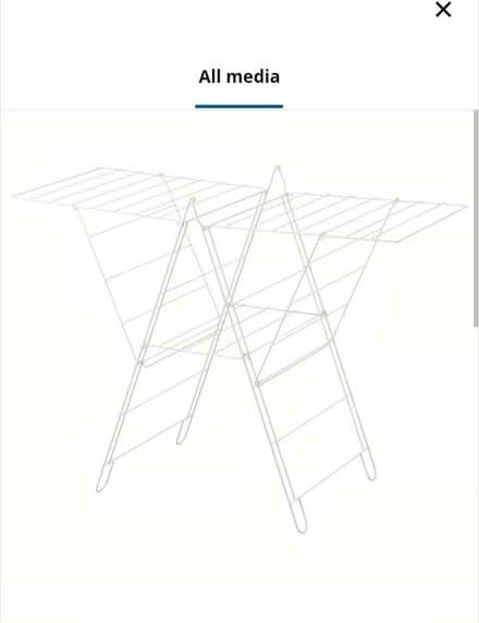 Photo of Foldable clothes drying rack (Warrington WA1) #1