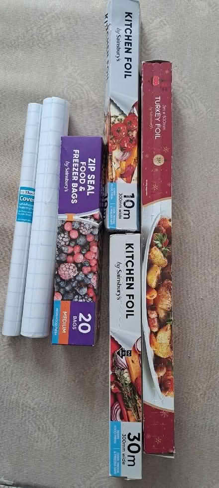 Photo of free Kitchen foil / Freezer Bags / Cover film (ONE LOT) (Harefield SO19) #1