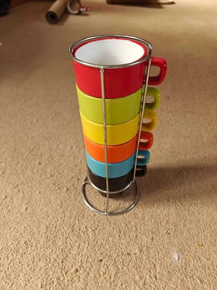 Photo of free Stack of 6 small coffee cups (Spring Barn BN7) #1