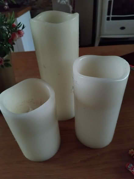 Photo of free Set of three artificial candles. (Bracknell RG42) #1