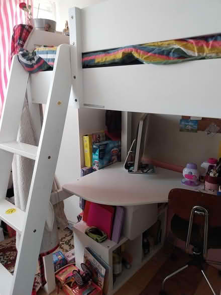 Photo of free Warwick High Sleeper bed & desk (Leytonstone, E11) #2