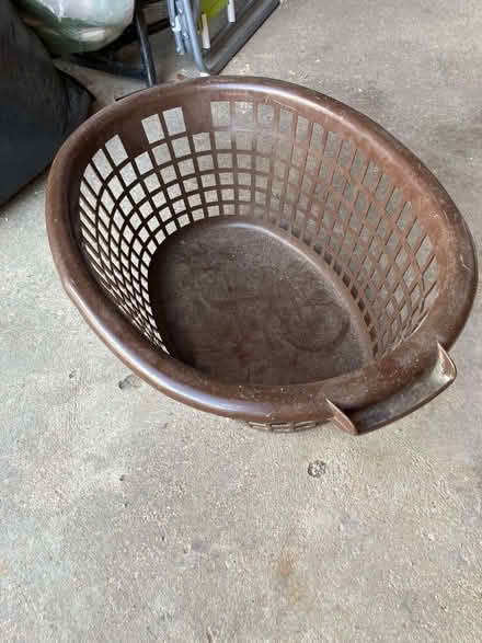 Photo of free Brown Laundry Basket (Brickhill MK41) #1