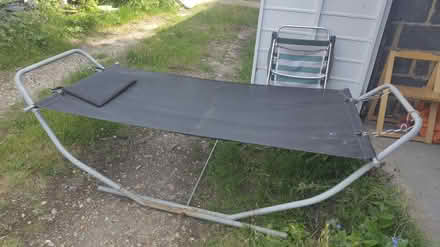 Photo of free Fold-out garden hammock with frame (SM1) #1