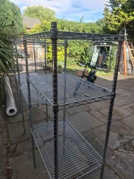 Photo of free Garage metal shelves (Se9 4ae) #2
