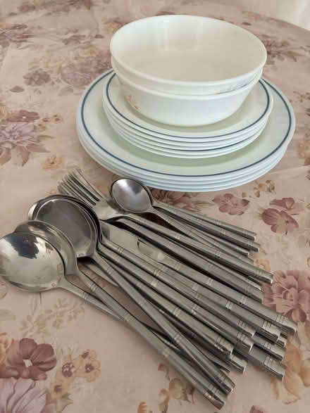 Photo of free Crockery and cutlery set (Springfield MK6) #1