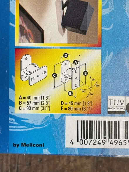Photo of free HAMA Speaker wall brackets (Chippenham SN15) #2