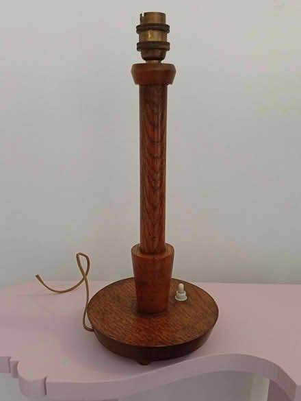 Photo of free Vintage Oak lamp base (Buxworth SK23) #1