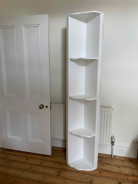 Photo of free Corner shelving unit - painted white (Seven Dials BN3) #1