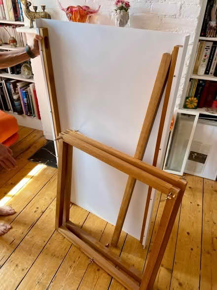 Photo of free Sturdy powder coated steel table (East Oxford) #1