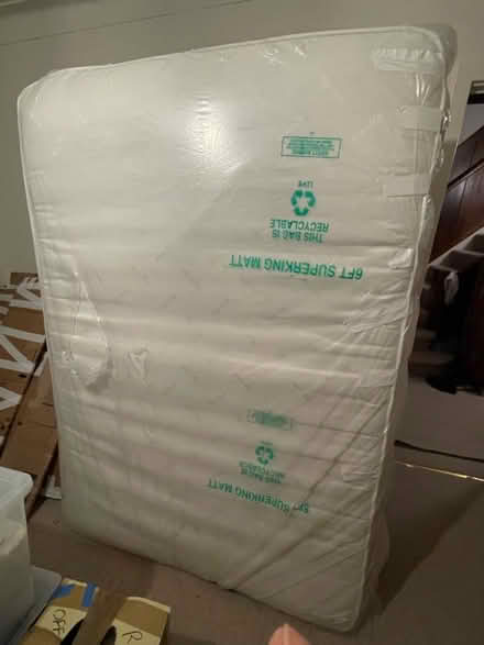 Photo of free Double bed mattress (KT3. New Malden) #1