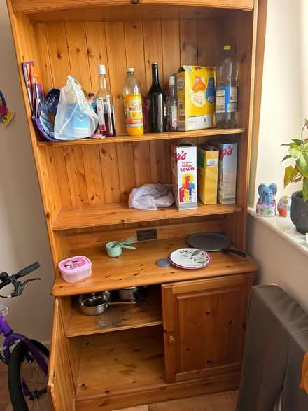 Photo of free Tall wooden unit (Mk22eb) #1
