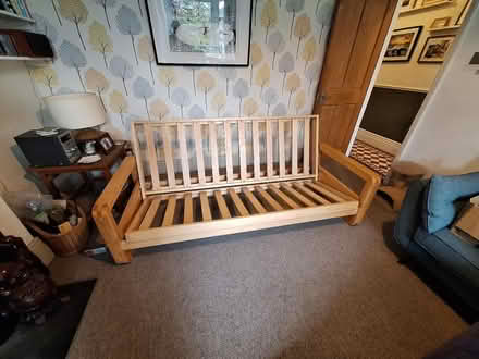 Photo of free Solid Beech sofa bed futon frame (Carterknowle S7) #1