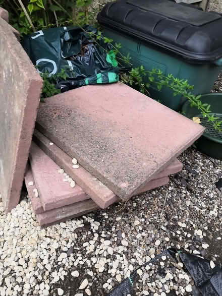 Photo of free Pink garden slabs (Grandpont OX1) #1