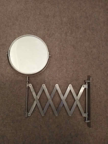 Photo of free IKEA FRÄCK Mirror, Stainless Steel (Elvaston Meadows DE72) #1