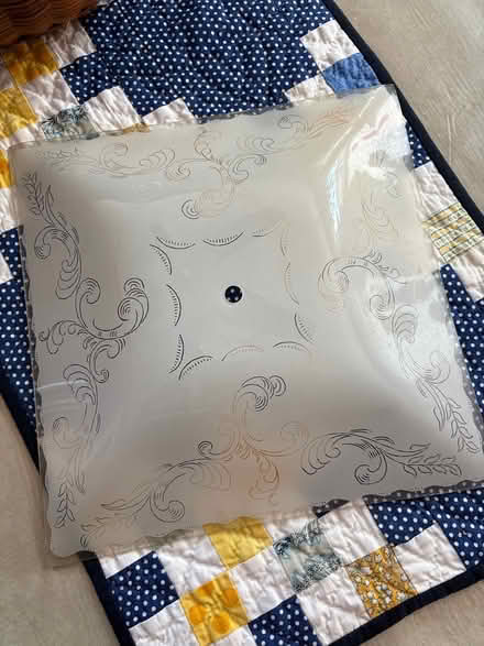 Photo of free Glass ceiling light cover (Drexel Hill) #1