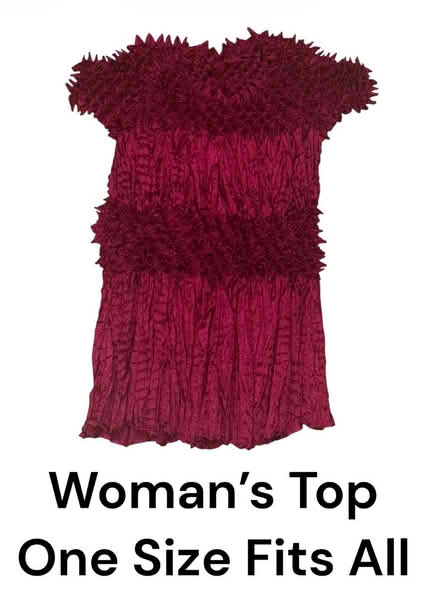 Photo of free Woman’s Burgundy Top (Brooklyn Storage) #1