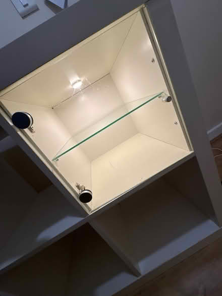 Photo of free IKEA Kallax quad with display cabinet (Victoria Park M13) #2