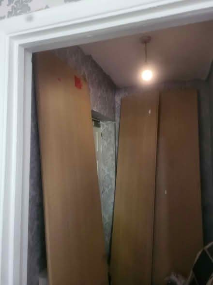 Photo of free Wood/3 door sliding wardrobe (Ellesmere port, CH65) #2