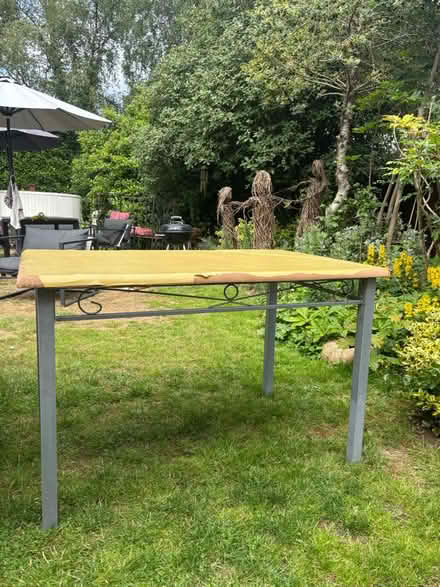 Photo of free 4 metal chairs and table (Cranleigh) #4