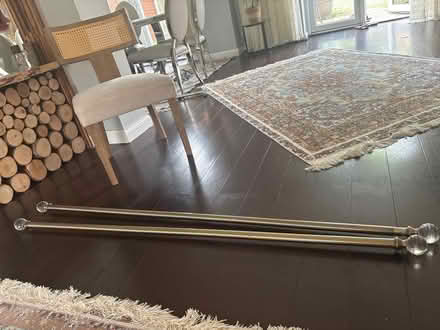 Photo of free Two curtains rails gold (KT19 8fu) #2
