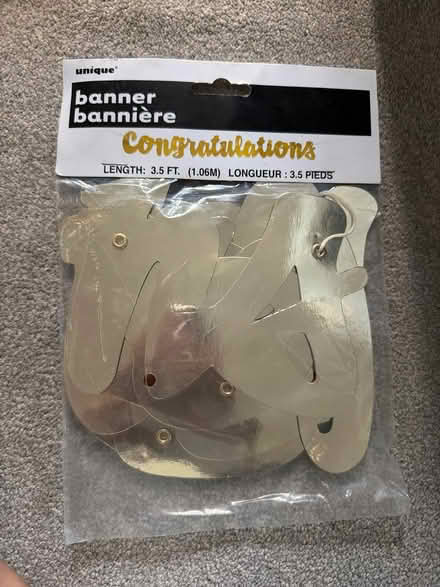 Photo of free Congratulations banner (Townsend AL3) #1