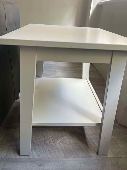 Photo of free IKEA (I think!) white side table (Earls Court SW5) #2