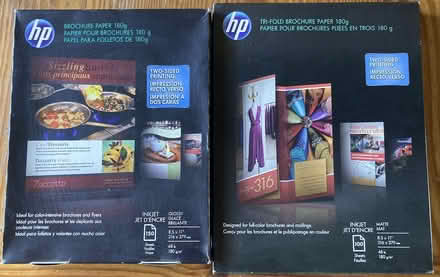 Photo of free HP Inkjet brochure paper (bet Hodencamp & Hillcrest) #1