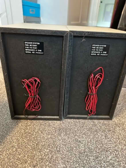 Photo of free Pair of Philips hi fi speakers (Burton green CV4) #3