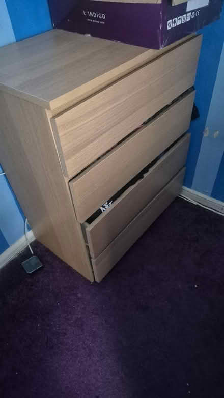 Photo of free Ikea Malm 4 drawer x 2 (Hayes UB3 2) #1