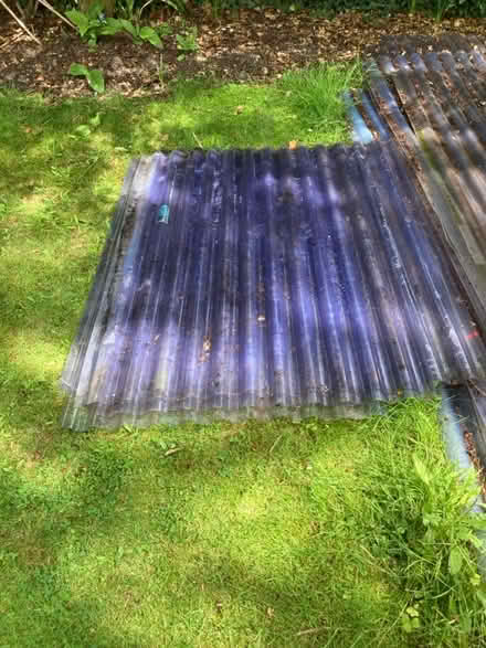 Photo of free Corrugated plastic roofing (CB3) #2