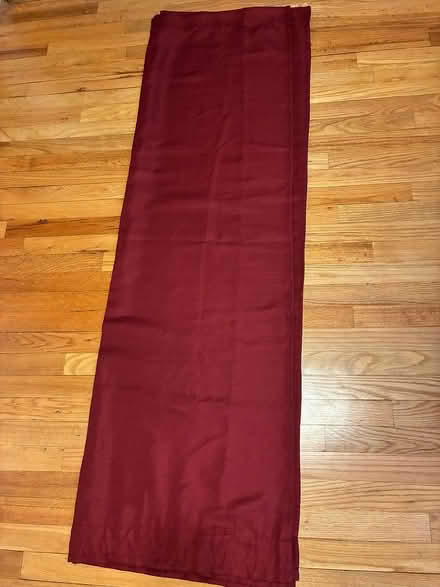 Photo of free Burgundy curtain panels (Saugerties) #1