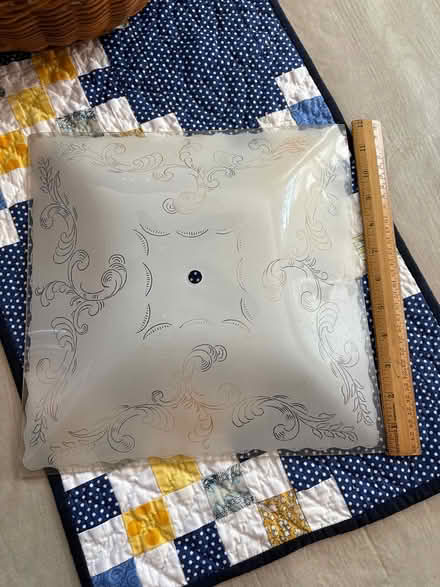Photo of free Glass ceiling light cover (Drexel Hill) #2
